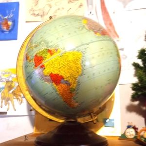 Vintage replogle 12" precision globe